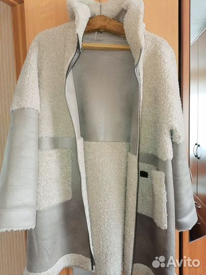 Дубленка женская двусторонняя