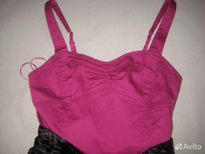 Нарядное молодежное платье США, хлопок, как новое