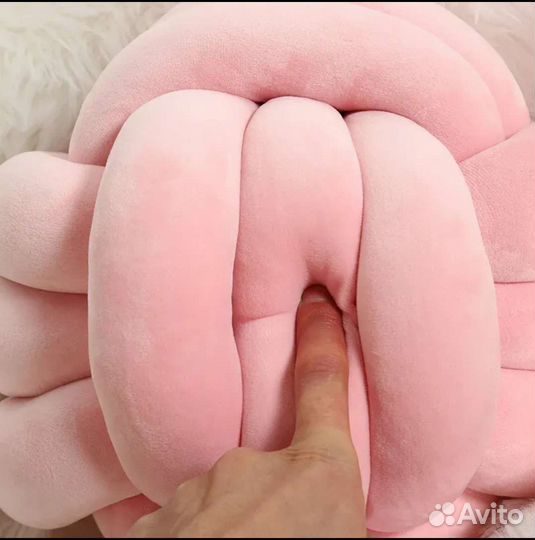 Декоративные подушки, подушка-узел