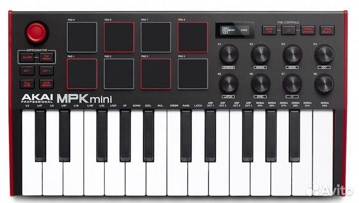 Midi клавиатура akai mpk mini mk3