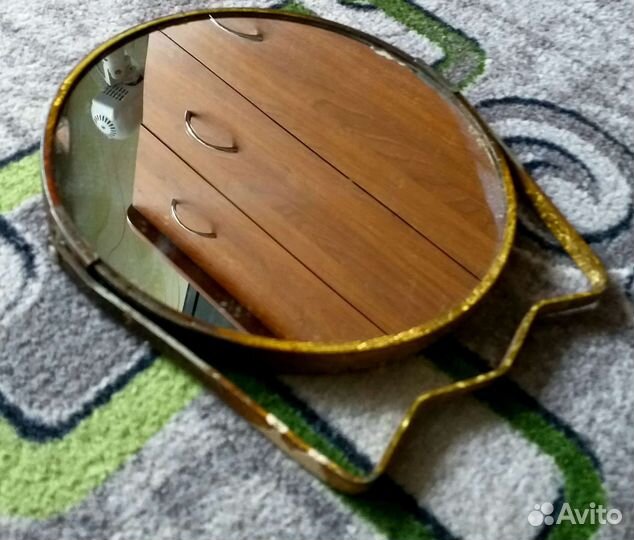 Зеркало настольное СССР - двухстороннее