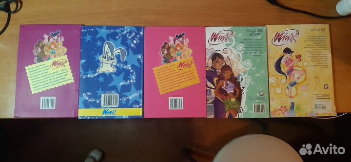 Лот Книги винкс winx 5шт