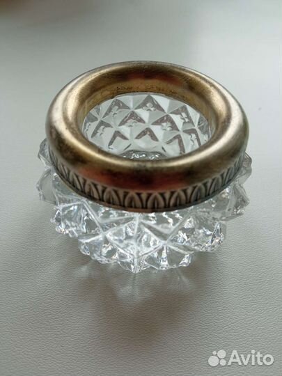 Солонка хрусталь