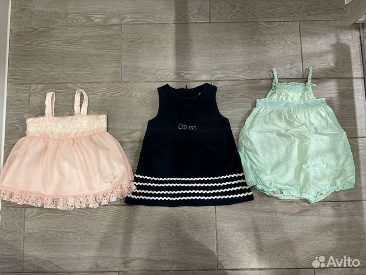 Летние Вещи на девочку 80 см