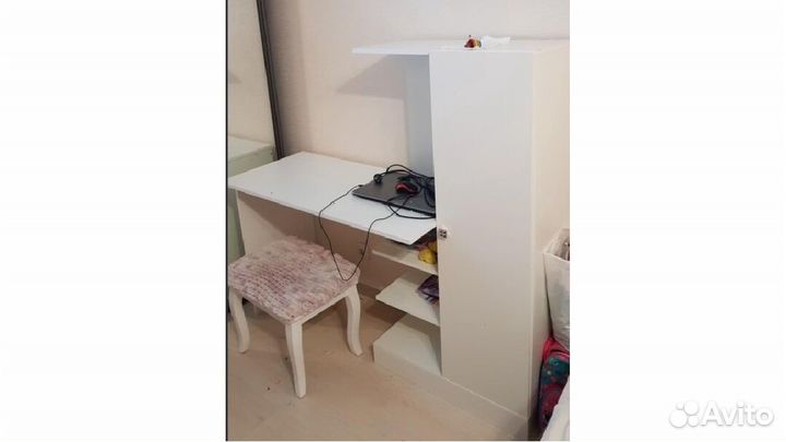 Компьютерный стол Квартет 6 белый