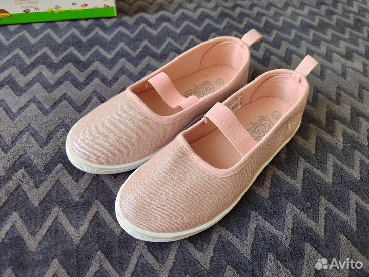 Туфли Мокасины слипоны для девочки