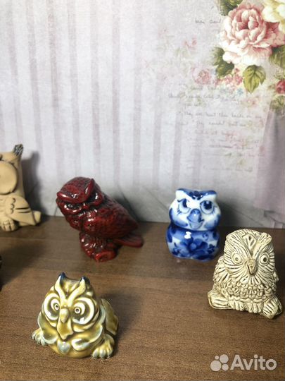 Сова фигурка 5 шт