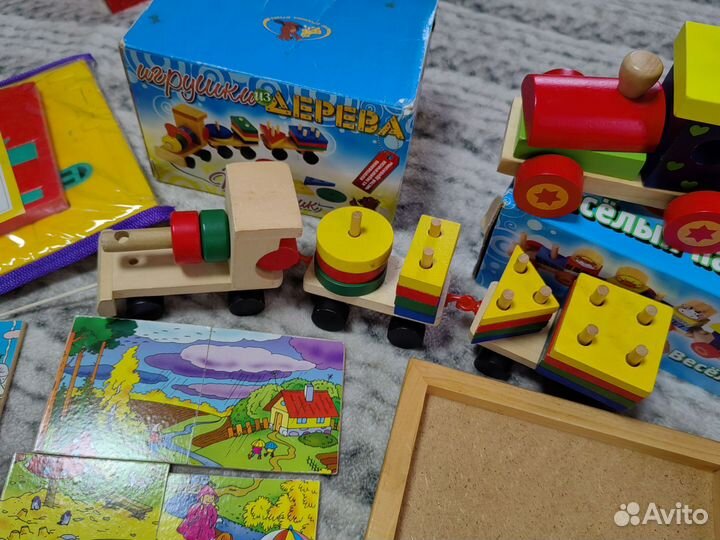 Развивающие игры для малышей поезд домик лабиринт