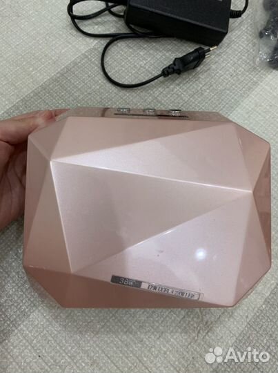 LED лампа для шеллака + лаки/аксессуары