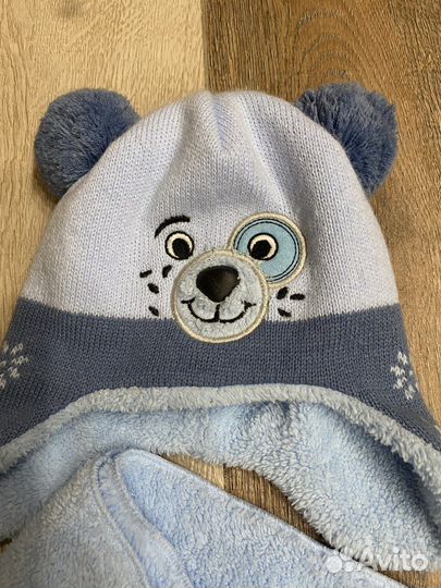 Комплект шапка и снуд