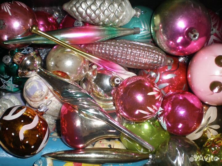 Старинные елочные игрушки СССР