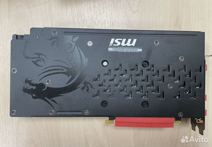 Видеокарта MSI gaming X GTX 1060 6GB