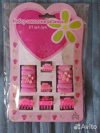 Набор детских расчёсок и крабиков