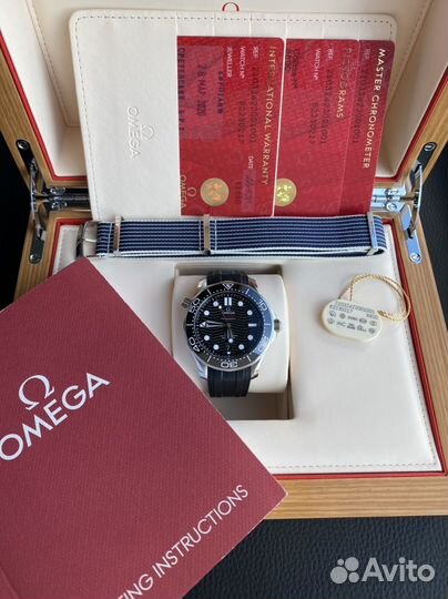 Omega Seamaster Diver 300m 42mm Black. Б/у