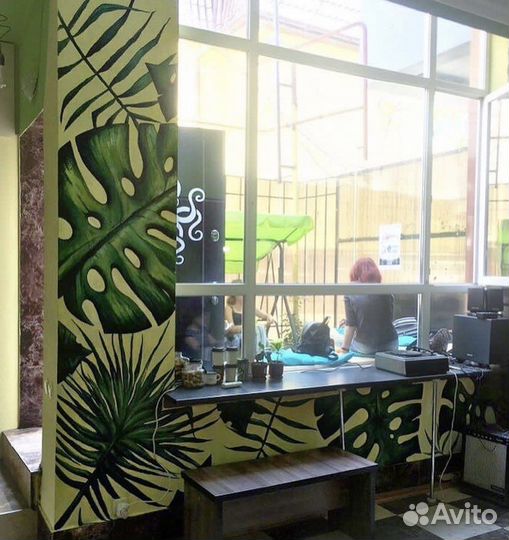 Роспись стен / меловой леттеринг / кастом одежды