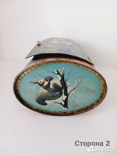 Коробка от новогоднего подарка СССР