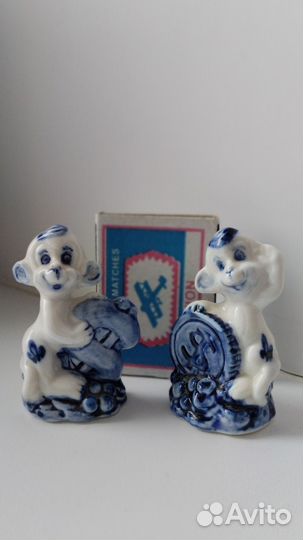 Обезьяны Гжель