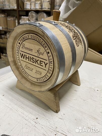 Бочка дубовая 3 л, 5 л, 10 л