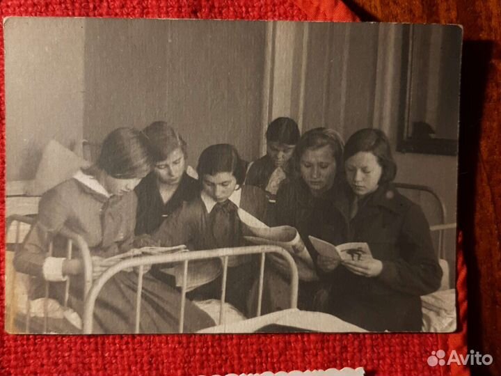 Фото / книголюбы шесть штук/ 1956г. СССР