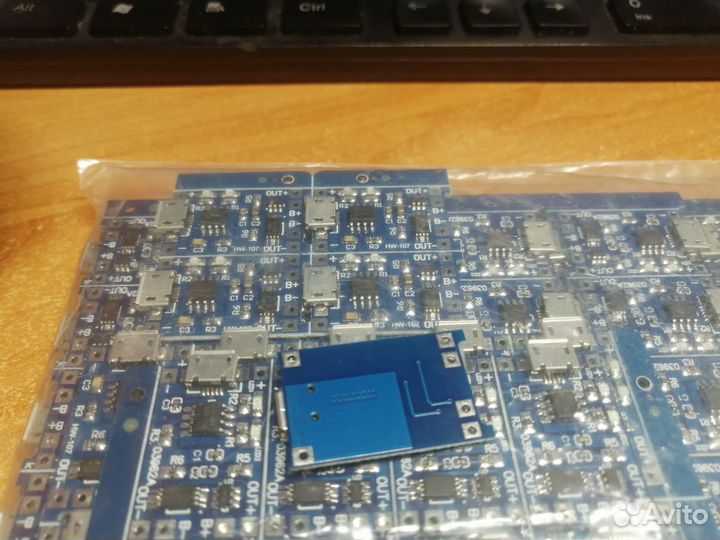 Tp4056 зарядная плата с microUSB для li-ion