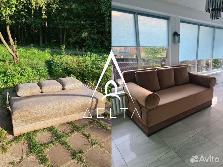 Перетяжка и ремонт мягкой мебели