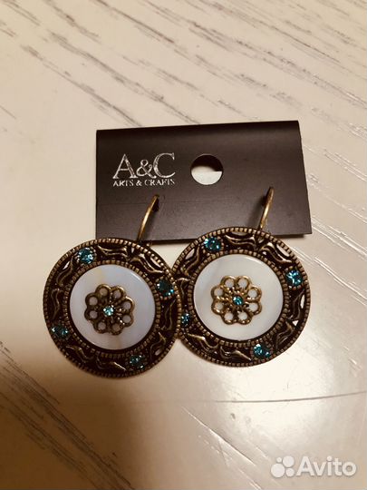 Серьги- Arts Craft. Норвегия премиум