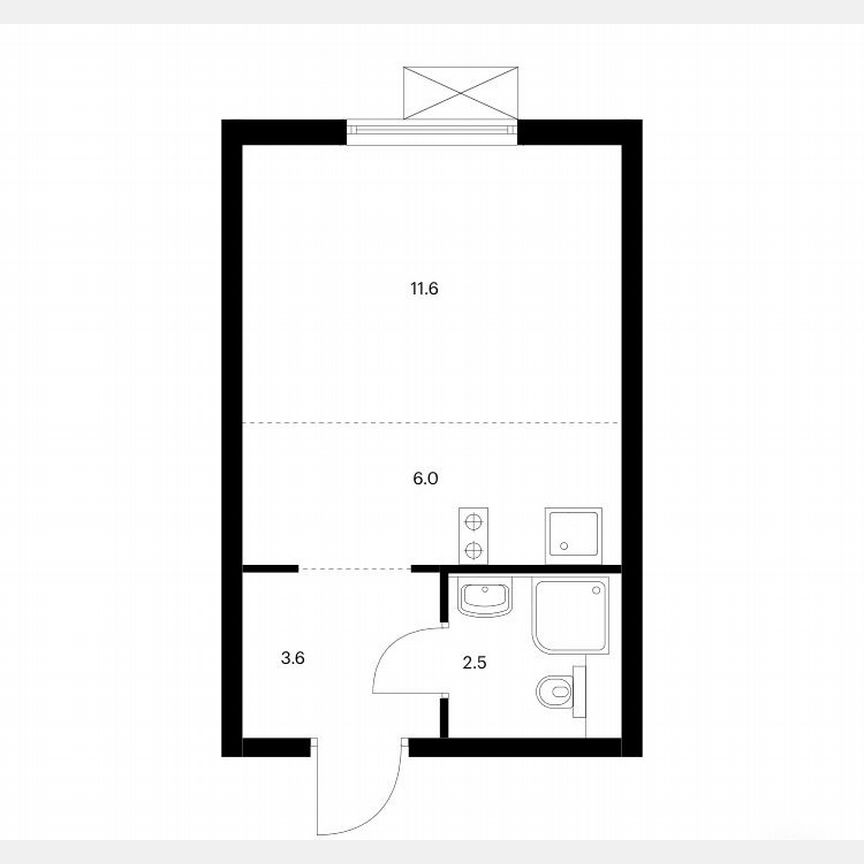 Квартира-студия, 23,7 м², 17/33 эт.