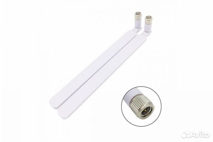 Комплект антенн (2 шт) 4G/3G/2G/WiFi, 5дБ SMA-male