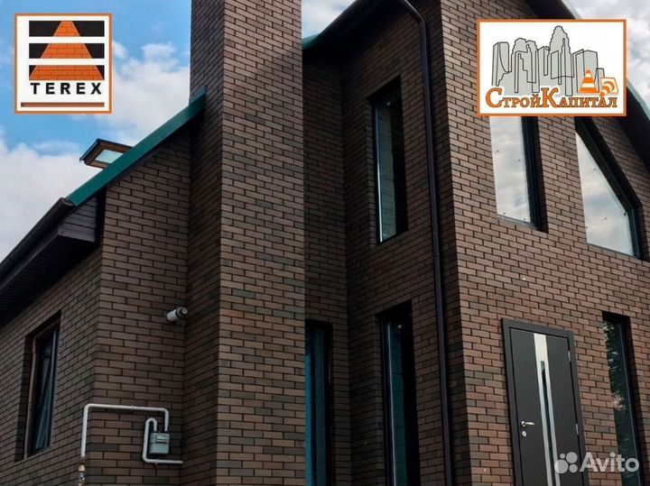 Кирпич облицовочный Терекс гладкий Мокко