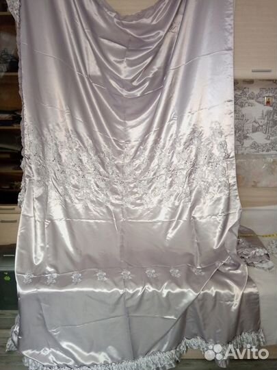 Шторы атласные времен СССР