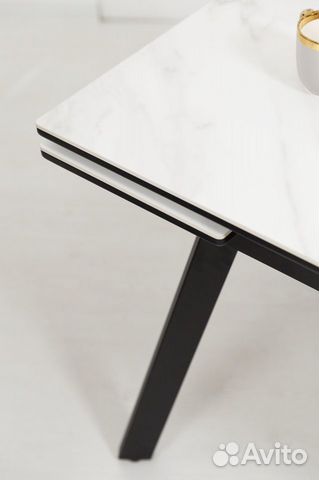 Стол из керамогранита белый мрамор объявление продам