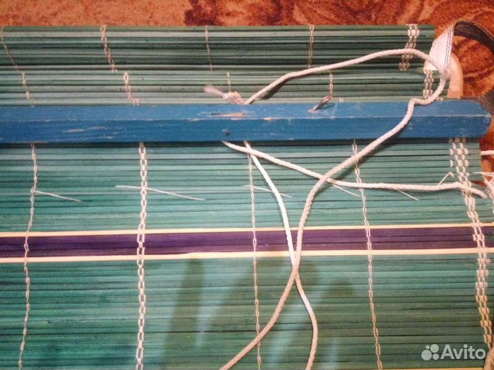 Бамбуковая рулонная штора, 70*170, б/у