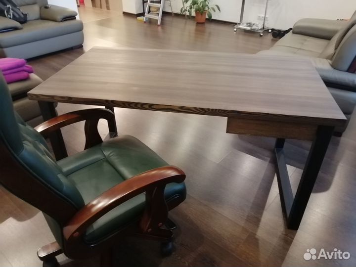 Письменный компьютерный стол лофт из дерева