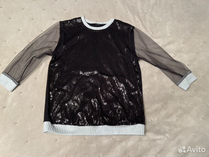 Кофта для девочки с пайетками