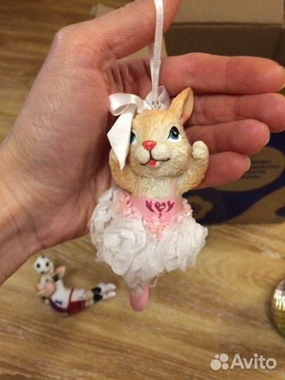 Елочная игрушка кролик