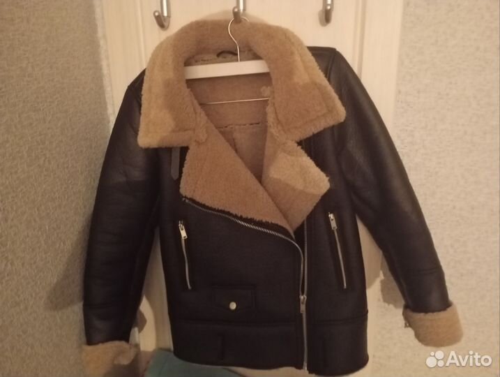 Дубленка женская зимняя 44 размер