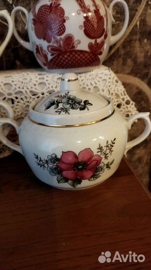 Сахарница фарфор СССР