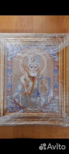 Иконы из бисера ручной работы