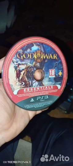 Лицензионный диск с игрой God Of War 3 для PS3