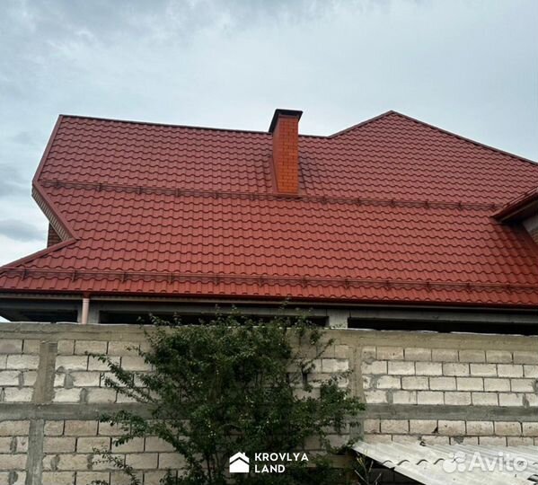 Металлочерепица для крыши терракот шифер