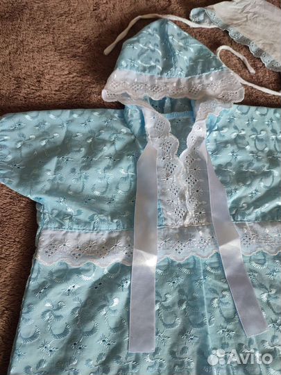 Крестильная рубашка для малыша