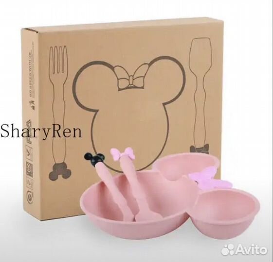 Набор детской посуды секционная