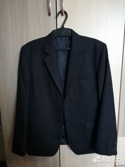 Пиджак новый темно - синий, р. 158