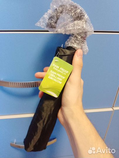 Зонтик с ручкой полуавтоматический