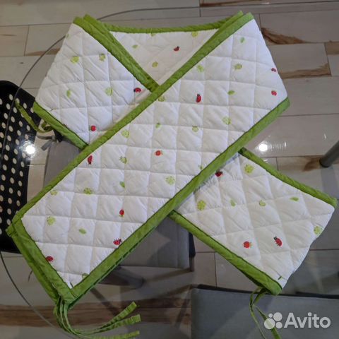 Бортики в детскую кроватку IKEA