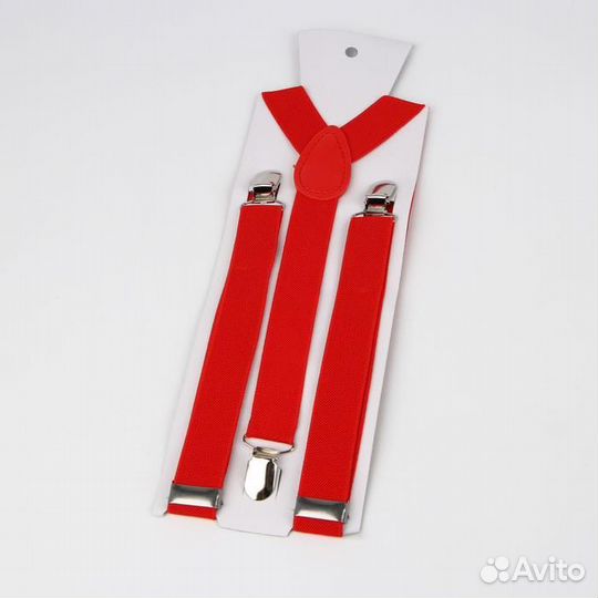 Подтяжки взрослые, ширина 2,5 см