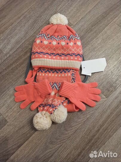 Комплект шапка, шарф