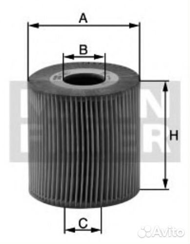 Фильтр масляный BMW E46/E87/E90/X3/Z4 1.6-2.0 01