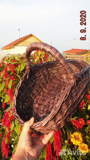 Корзина плетеная, подарочная