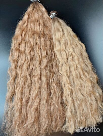 Волосы для наращивания Exclusive +, кудри, опт